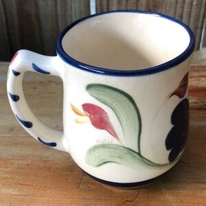 Vintage 1988 Gail Pittman Overstreet Hand Painted 12oz Coffee Mug